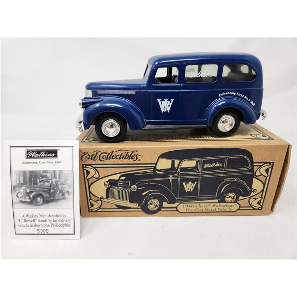 1946 Chevrolet Suburban Watkins Die Cast by Ertl 1/25 Scale