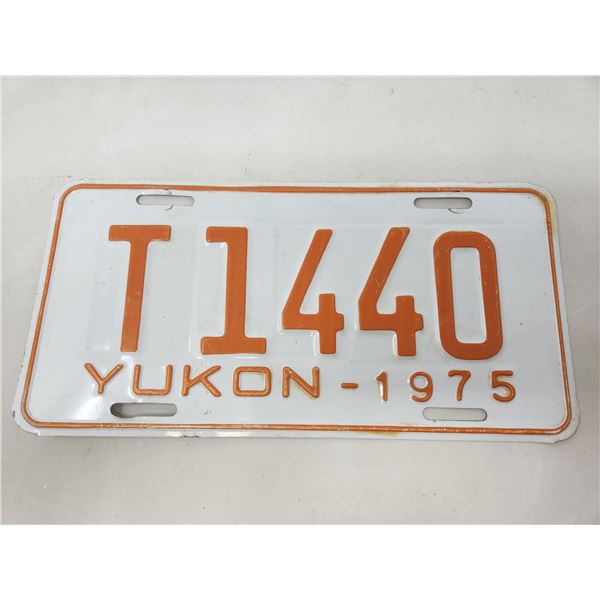 1975 Yukon License Plate