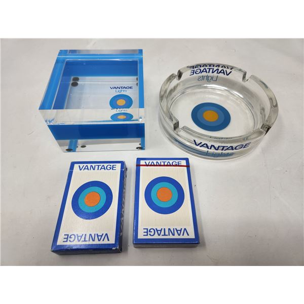 Vintage Vantage Cigarette Collectibles
