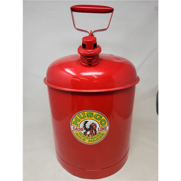 Refurbished Musgo Gasoline 5 Gallon Can
