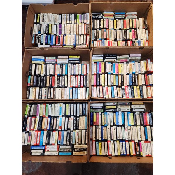 Huge Lot of 8-Track Tapes