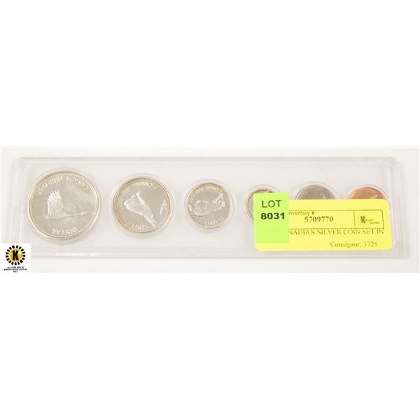 1967 CANADIAN SILVER COIN SET IN CASE