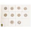 Image 1 : LOT 10 1950S - 60S CANADIAN NICKELS