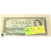 Image 1 : 1954 CANADIAN $1 BILL
