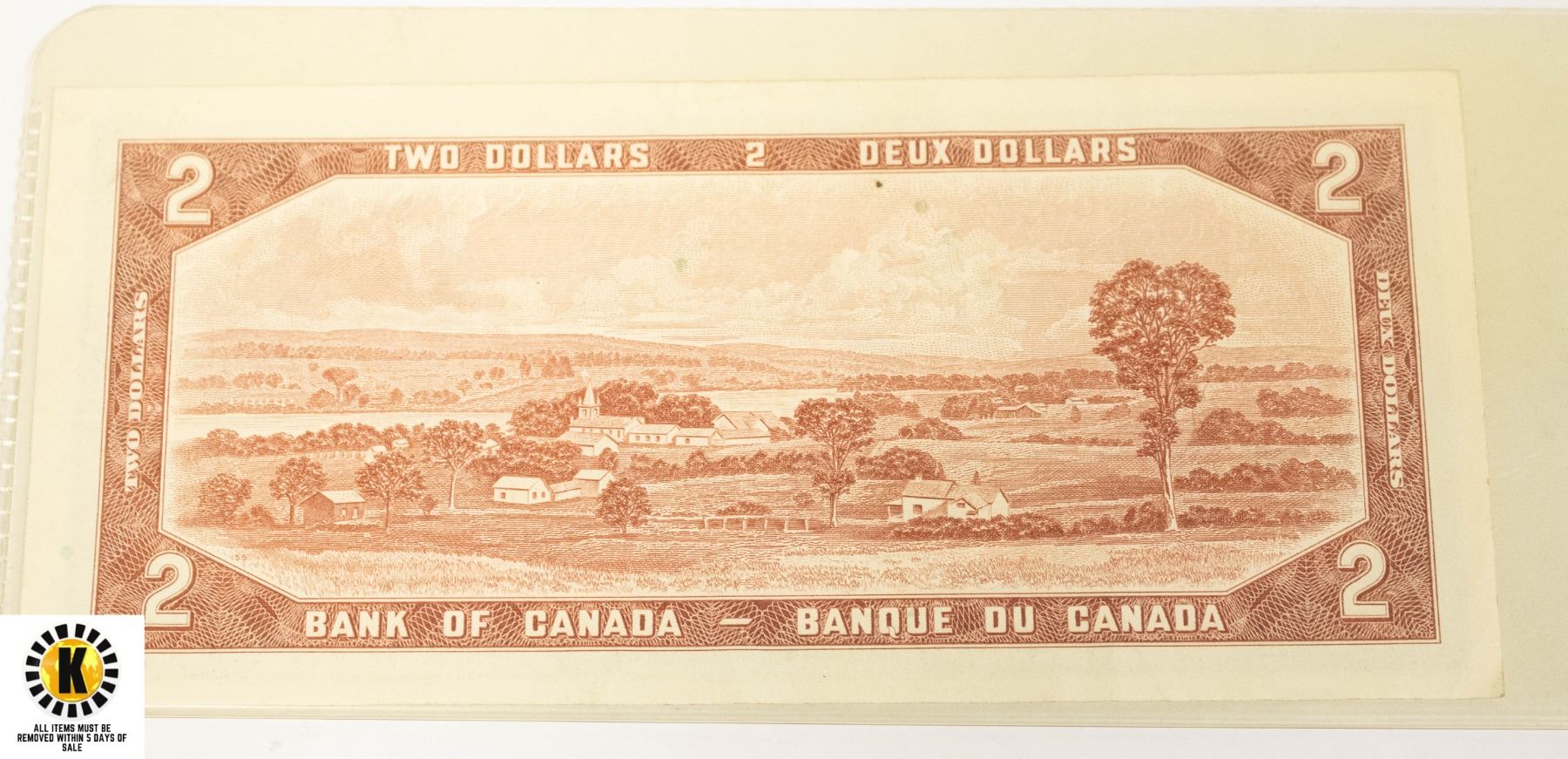 UNCIRCULATED 1954 CANADIAN $2 BILL