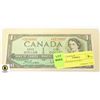 Image 1 : 1954 CANADIAN $1 BILL