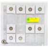 Image 1 : LOT OF 9 SILVER CANADIAN DIMES