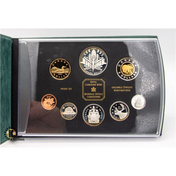 FULL STERLING SILVER 2000 CANADA PROOF SET