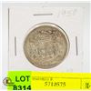 1958 SILVER CANADA 50 CENT COIN