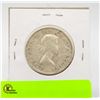 Image 2 : 1958 SILVER CANADA 50 CENT COIN