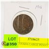 Image 1 : 1916 CANADA LARGE PENNY