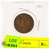 Image 1 : 1916 CANADA LARGE PENNY