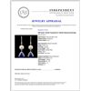 Image 3 : 14K Gold 7.42ctw Tanzanite & 1.05ctw Diamond Earri