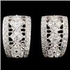 18K Gold 1.75ctw Diamond Earrings
