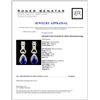 Image 3 : 14K Gold 5.23ct Tanzanite & 2.26ctw Diamond Earrin