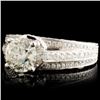 Image 2 : 18K Gold 2.89ctw Diamond Ring