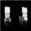 Image 1 : 14K Gold 0.20ctw Diamond Earrings