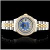 Image 8 : Rolex DateJust 18K/SS Diamond Ladies Watch