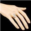 Image 3 : 14K Gold 0.92ctw Diamond Ring