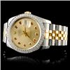 Image 2 : Rolex DateJust 116233 18K YG/SS Diamond 36MM Watch