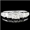 Image 1 : 14K Gold 1.13ctw Diamond Ring