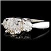 Image 2 : 14K Gold 1.76ctw Diamond Ring