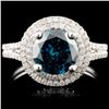 Image 1 : 18K Gold 2.03ctw Fancy Color Diamond Ring