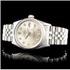 Image 2 : Rolex DateJust SS Diamond 36MM Wristwatch