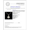 Image 4 : 14K Gold 0.65ctw Diamond Pendant