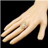 Image 3 : 18K Gold 1.33ctw Fancy Color Diamond Ring