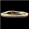 Image 1 : 14K Gold 4.00ctw Diamond Bracelet