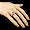 Image 3 : 18K Gold 2.22ct Spinel & 0.76ctw Diamond Ring