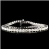 Image 1 : 14K Gold 4.00ctw Diamond Bracelet