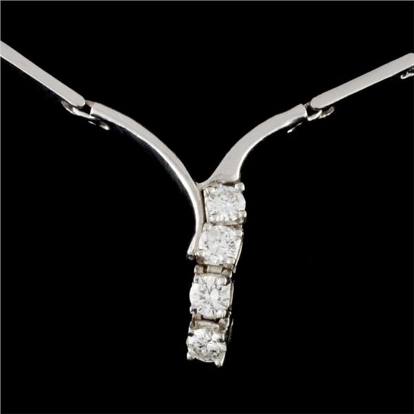 14K Gold 1.00ctw Diamond Necklace
