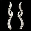 Image 1 : 14K Gold 1.12ctw Diamond Earrings
