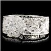 Image 2 : 18K Gold 0.92ctw Diamond Ring