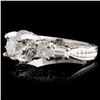 Image 2 : Platinum 1.35ctw Diamond Ring