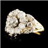 Image 2 : 14K Gold 1.32ctw Diamond Ring