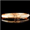 Image 2 : 18K Gold 5.13ctw Diamond Bangle