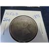 Image 2 : 1898 Silver Newfoundland 50 Cent Coin