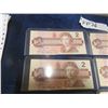 Image 2 : (10) 1986 Canada $2 Bills