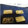 Image 2 : (4) 1 Gram Brass Bars