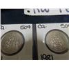 Image 2 : (4) 1981 Canada 50 Cent Coins