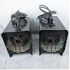Image 1 : Set of 2 Commercial / Industrial Moveable Air Heaters Parton Products Model P1500