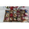 Image 3 : Lot of 31 Mercury Glass and Hand Blown Glass Christmas Bulbs 