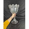 Image 5 : Beautiful Large Crystal Plant Holder / Vase 14.5" Tall