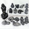 Image 1 : Large Lot of Vintage Faux Soapstone Carvings by Wolf Original