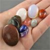 Image 2 : Lot of 10 Mixed Gemstone Cabochons