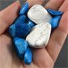 Image 2 : Lot of Blue & White Howlite Specimens