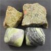 Image 1 : Lot of Raw Unakite & Polished Infinite 